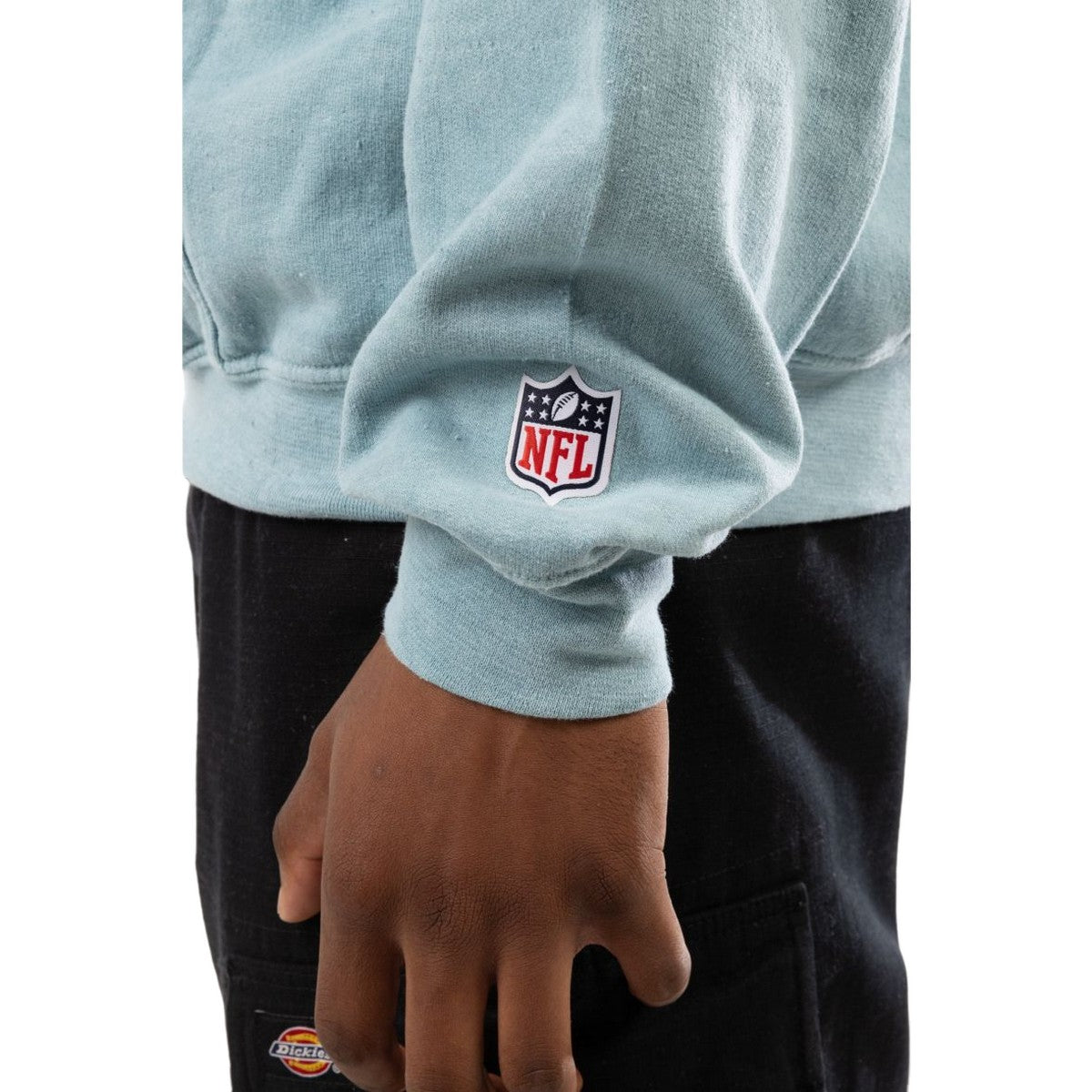 Teal - Side - Hype Unisex Adult Jacksonville Jaguars NFL Hoodie