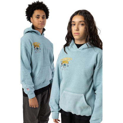 Teal - Side - Hype Childrens-Kids Jacksonville Jaguars NFL Hoodie