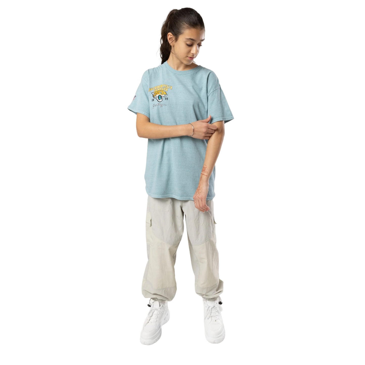 Teal - Lifestyle - Hype Childrens-Kids Jacksonville Jaguars NFL T-Shirt