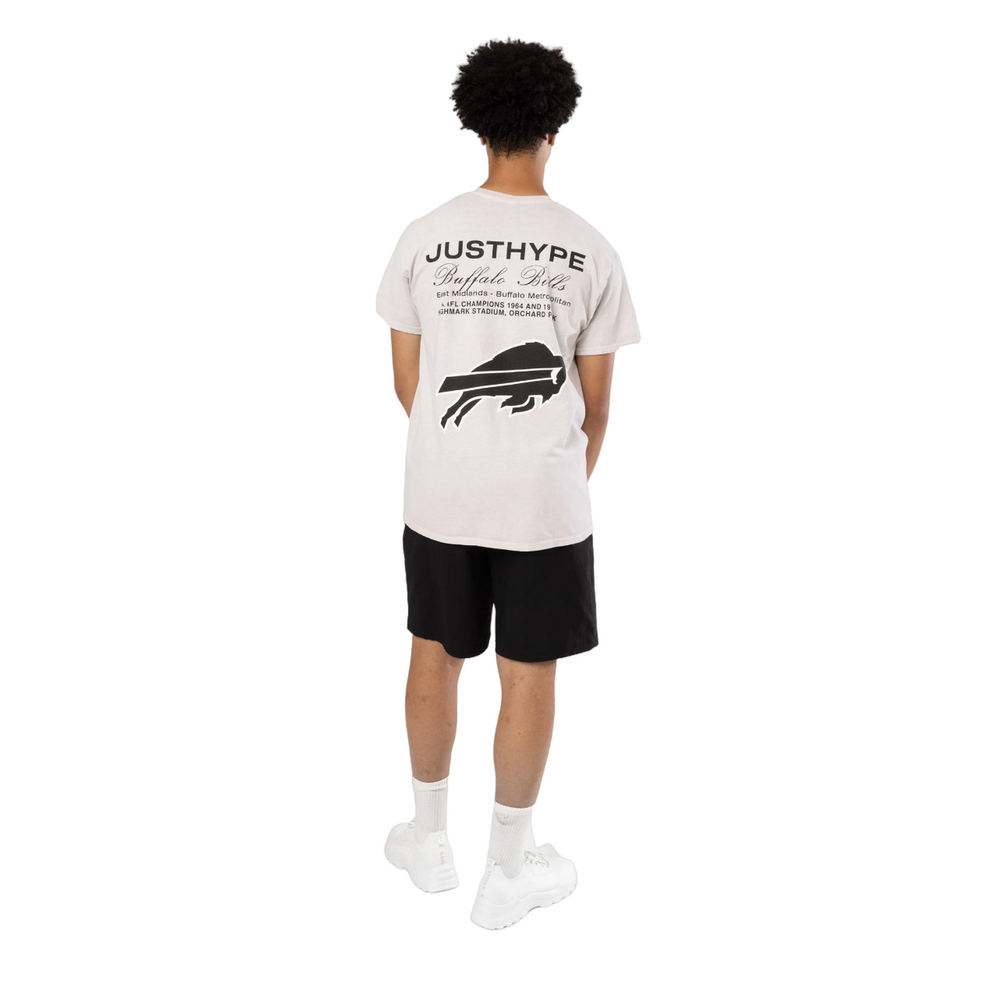 Sand - Back - Hype Childrens-Kids Buffalo Bills NFL T-Shirt