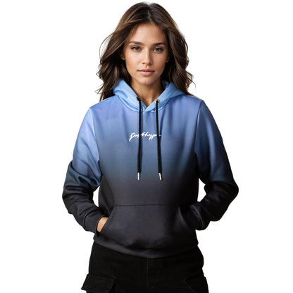 Seafoam - Side - Hype Womens-Ladies Fade Scribble Hoodie