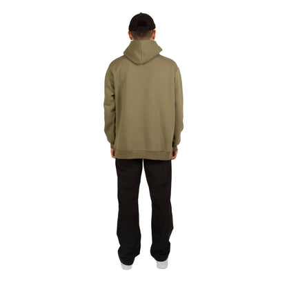 Dark Khaki - Pack Shot - Hype Mens Scribble Logo Hoodie