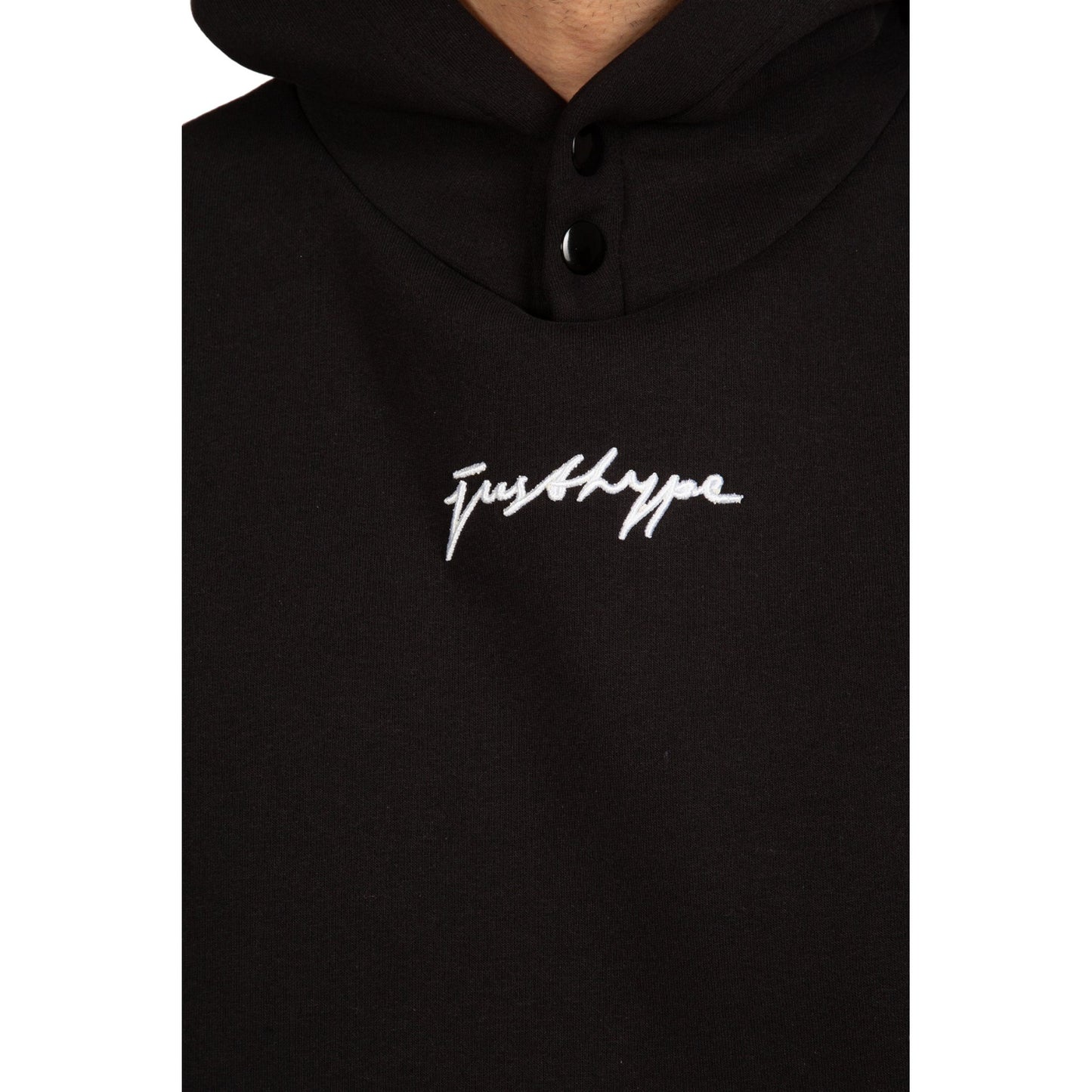 Black - Side - Hype Mens Scribble Hoodie