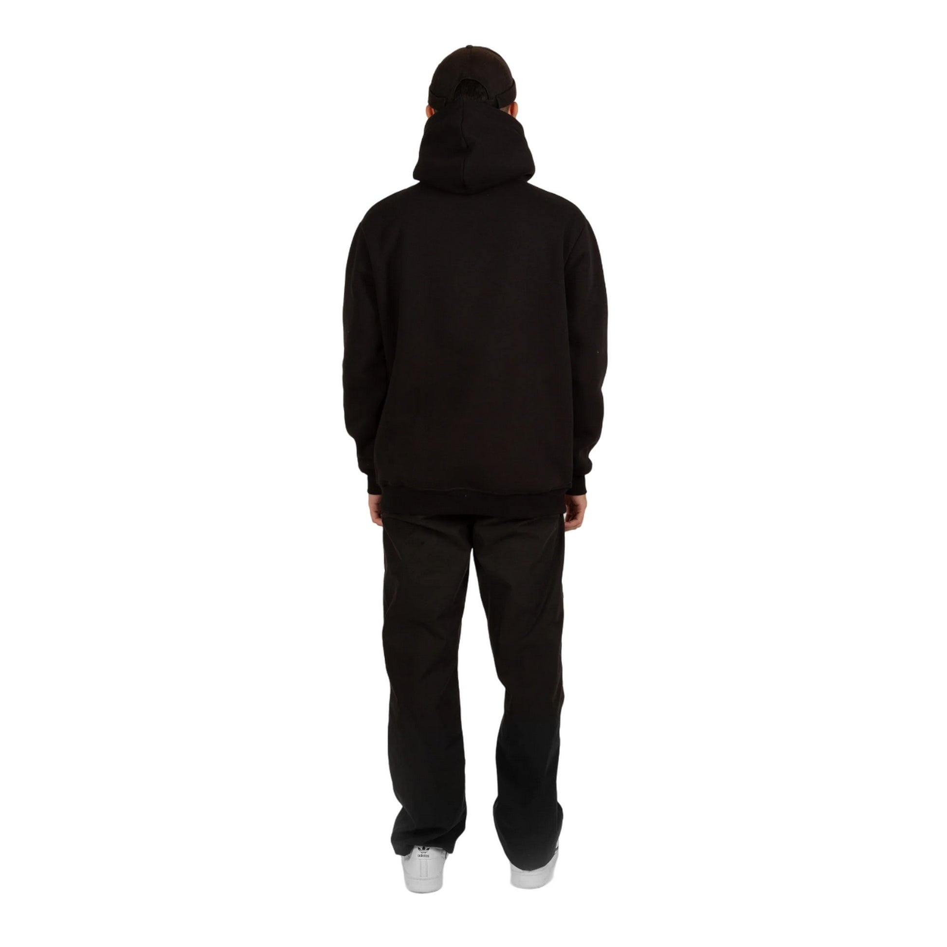 Black - Pack Shot - Hype Mens Scribble Hoodie