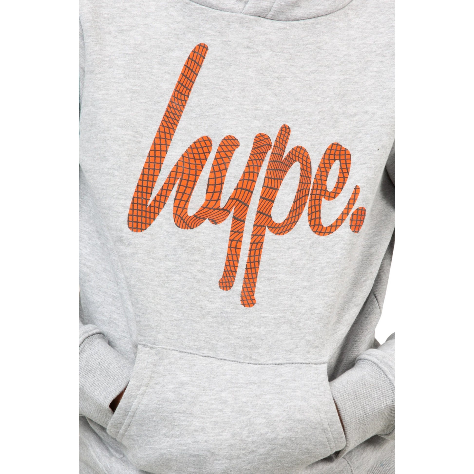Grey - Side - Hype Boys Wave Script Hoodie