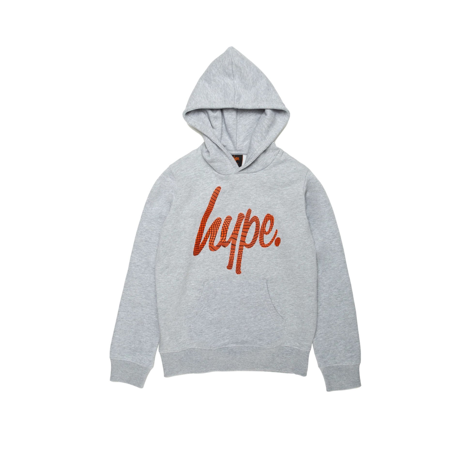 Grey - Front - Hype Boys Wave Script Hoodie
