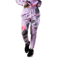 Lilac - Front - Hype Womens-Ladies Whisper Floral Scribble Jogging Bottoms