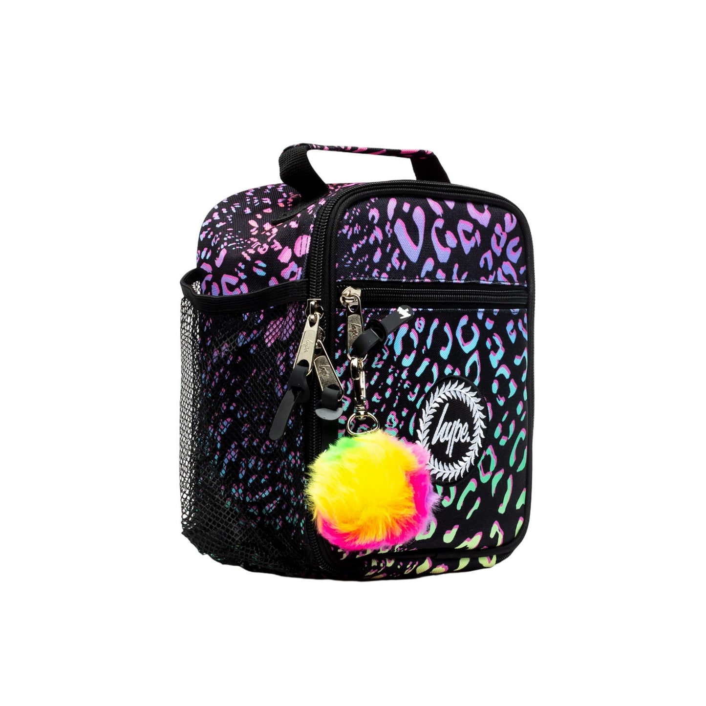 Black - Side - Hype Gradient Pastel Animal Print Lunch Box