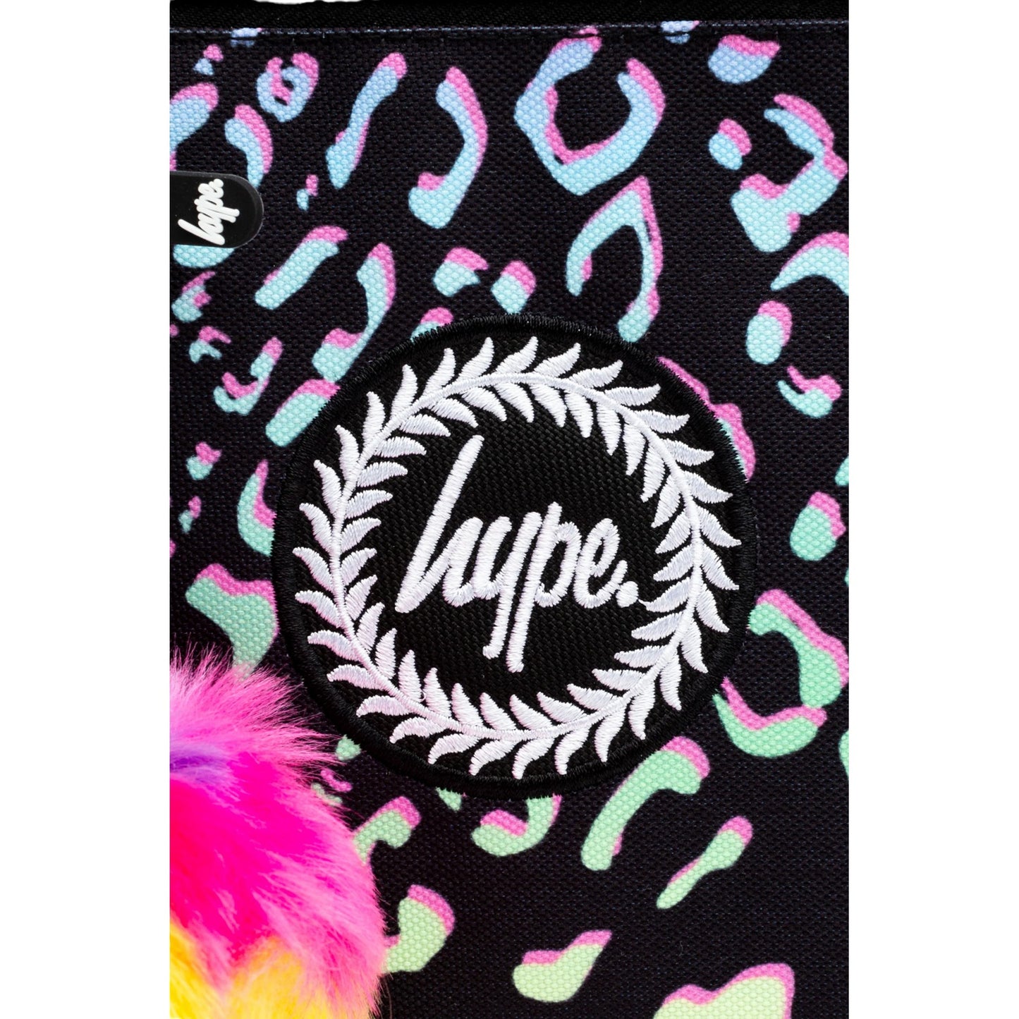Black - Close up - Hype Gradient Pastel Animal Print Lunch Box