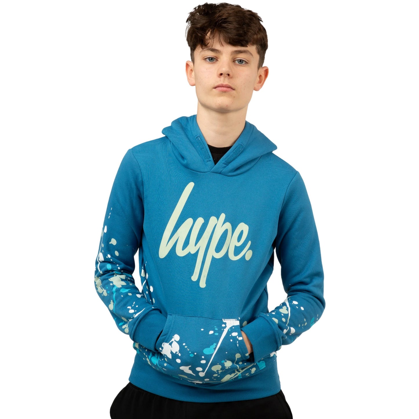Blue - Pack Shot - Hype Boys Splat Hoodie