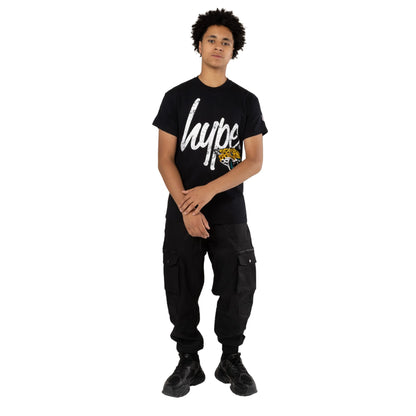 Black - Lifestyle - Hype Childrens-Kids Jacksonville Jaguars NFL T-Shirt