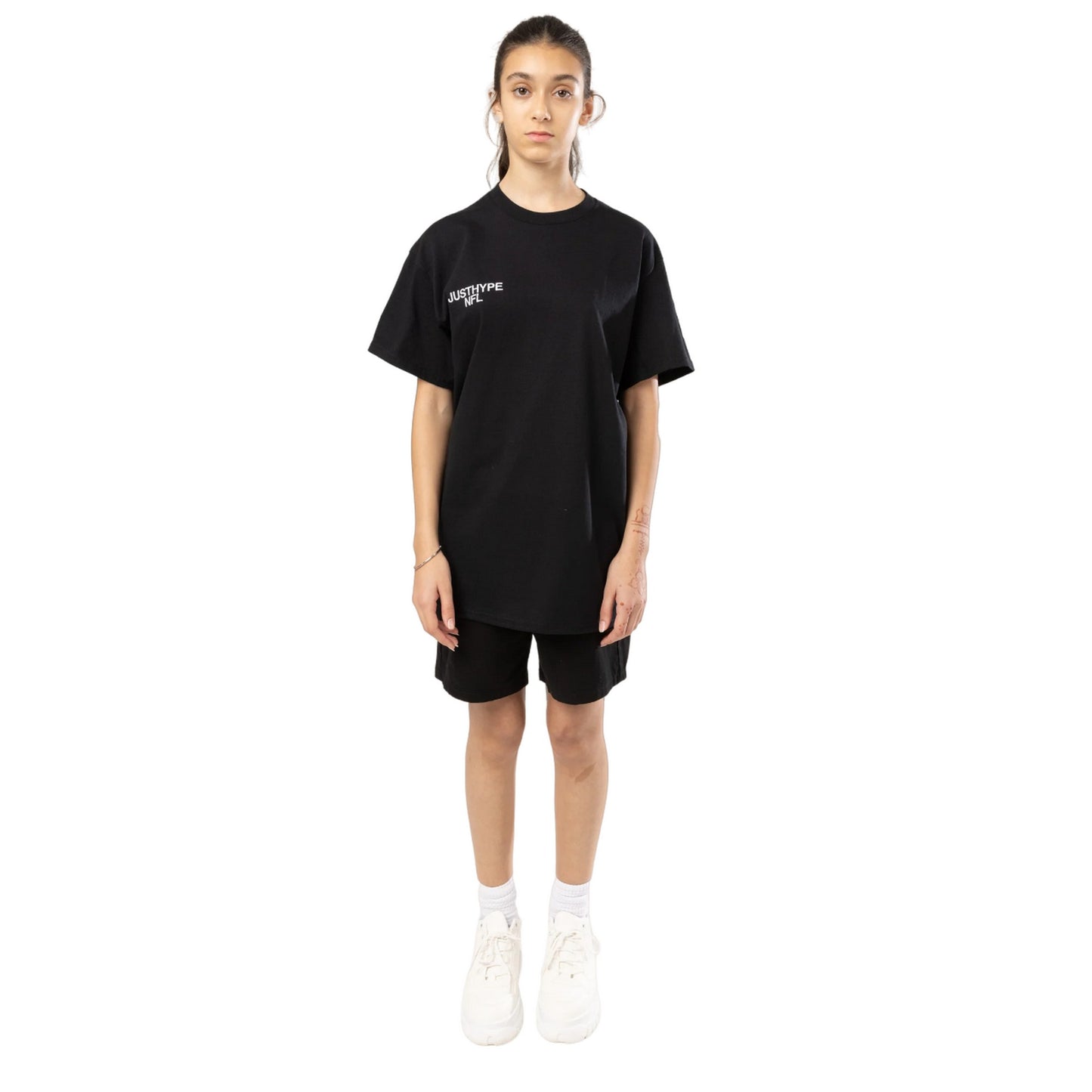 Black - Side - Hype Childrens-Kids NFL T-Shirt