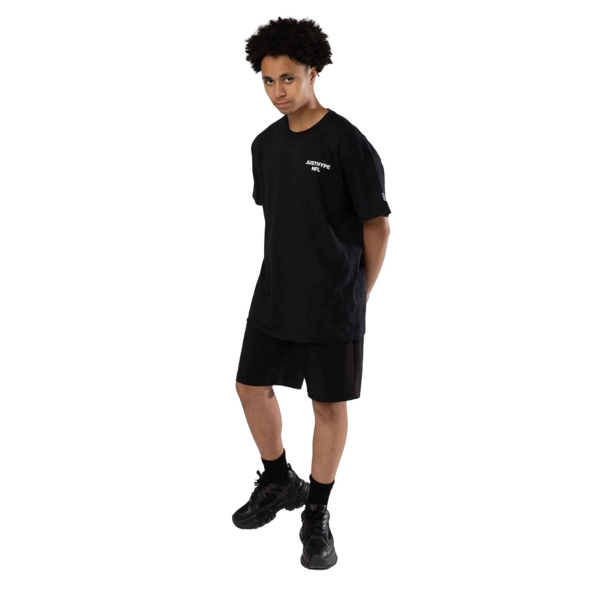 Black - Lifestyle - Hype Childrens-Kids NFL T-Shirt