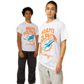 White - Side - Hype Childrens-Kids Miami Dolphins NFL T-Shirt