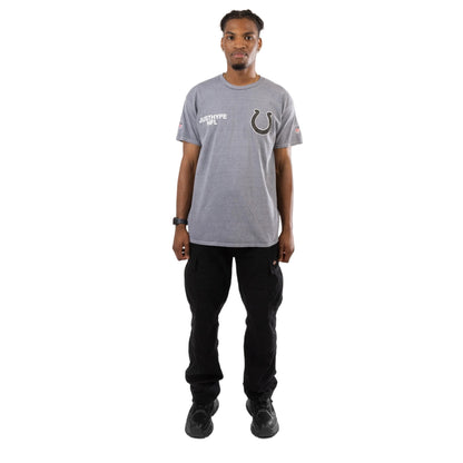 Grey - Pack Shot - Hype Unisex Adult Indianapolis Colts NFL T-Shirt