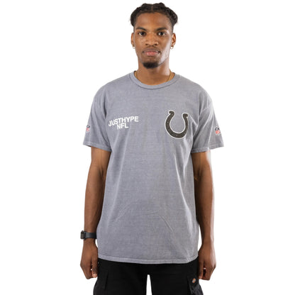 Grey - Front - Hype Unisex Adult Indianapolis Colts NFL T-Shirt