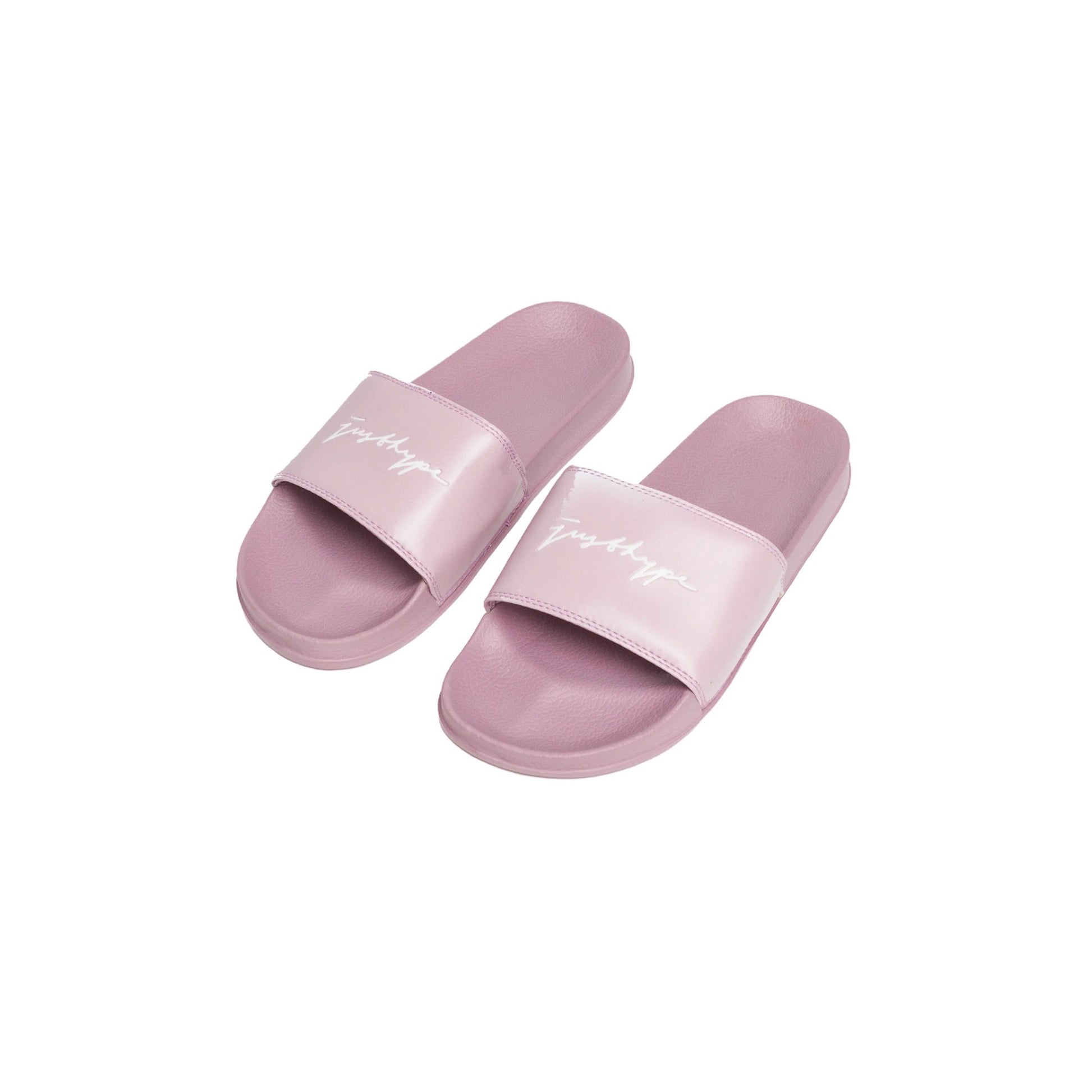Dusky Lilac - Front - Hype Childrens-Kids Script Sliders