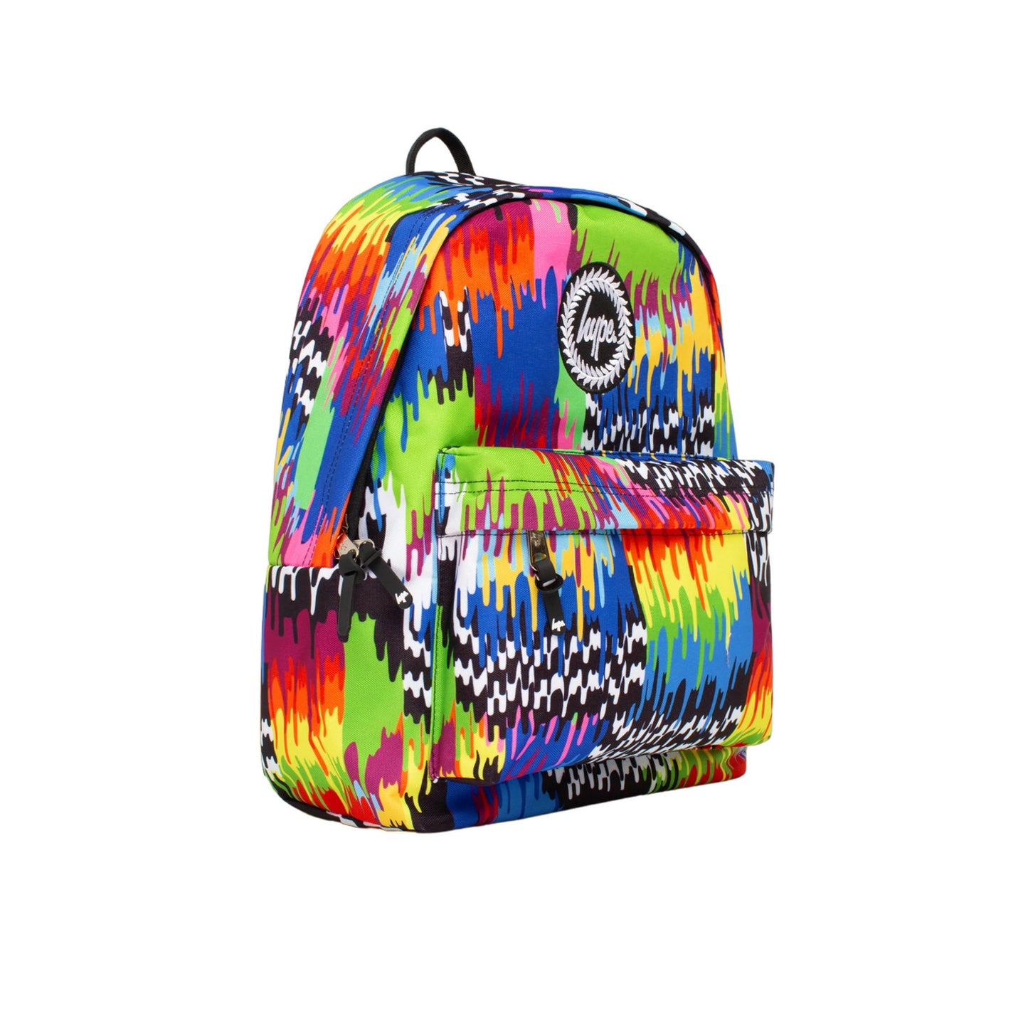 Multicoloured - Back - Hype Trippy Drips Backpack & Pencil Case