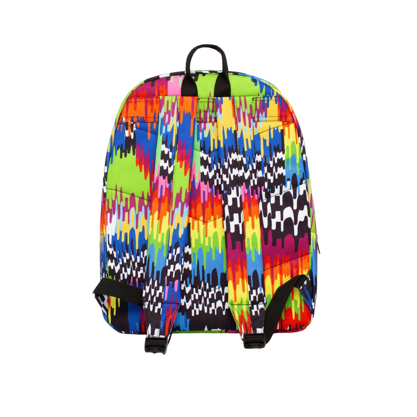 Multicoloured - Side - Hype Trippy Drips Backpack & Pencil Case