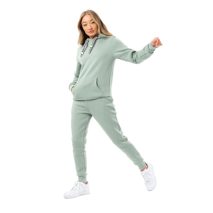 Seafoam - Lifestyle - Hype Womens-Ladies Branded Drawcord Pullover Hoodie