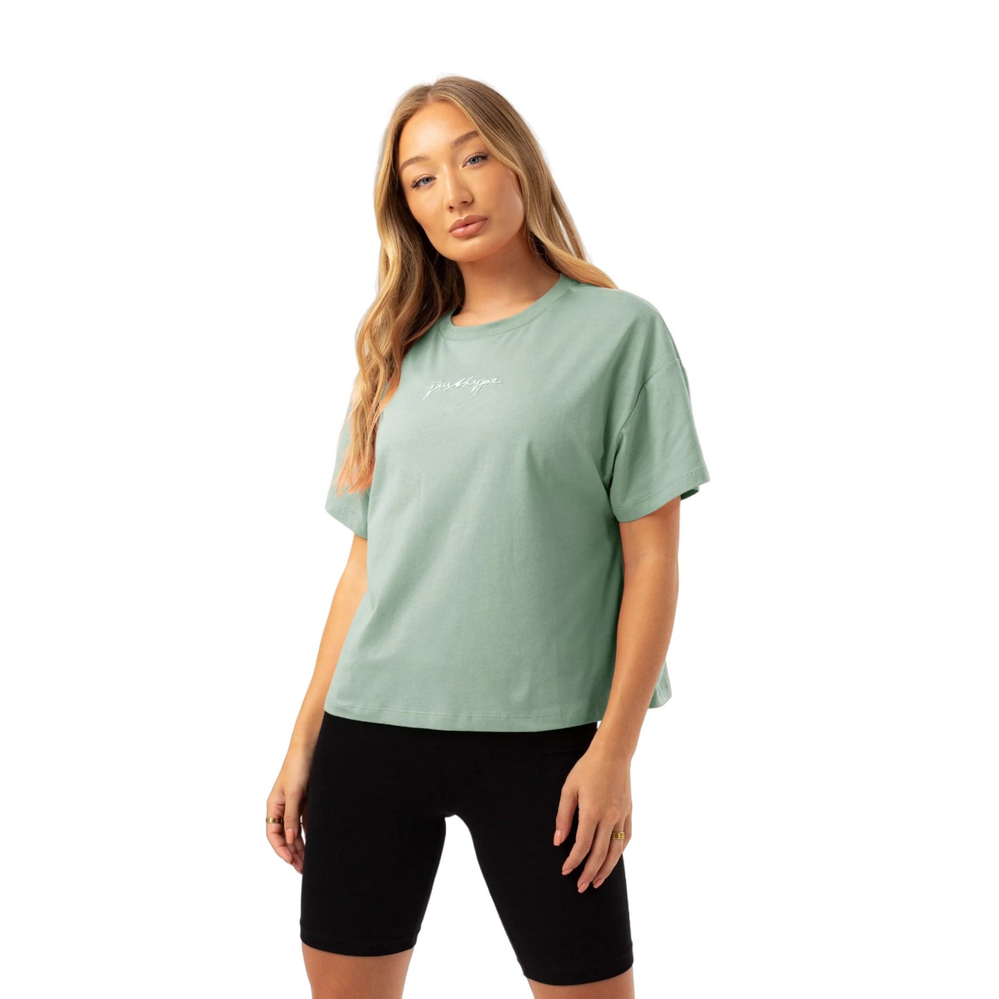 Seafoam - Front - Hype Womens-Ladies Scribble T-Shirt