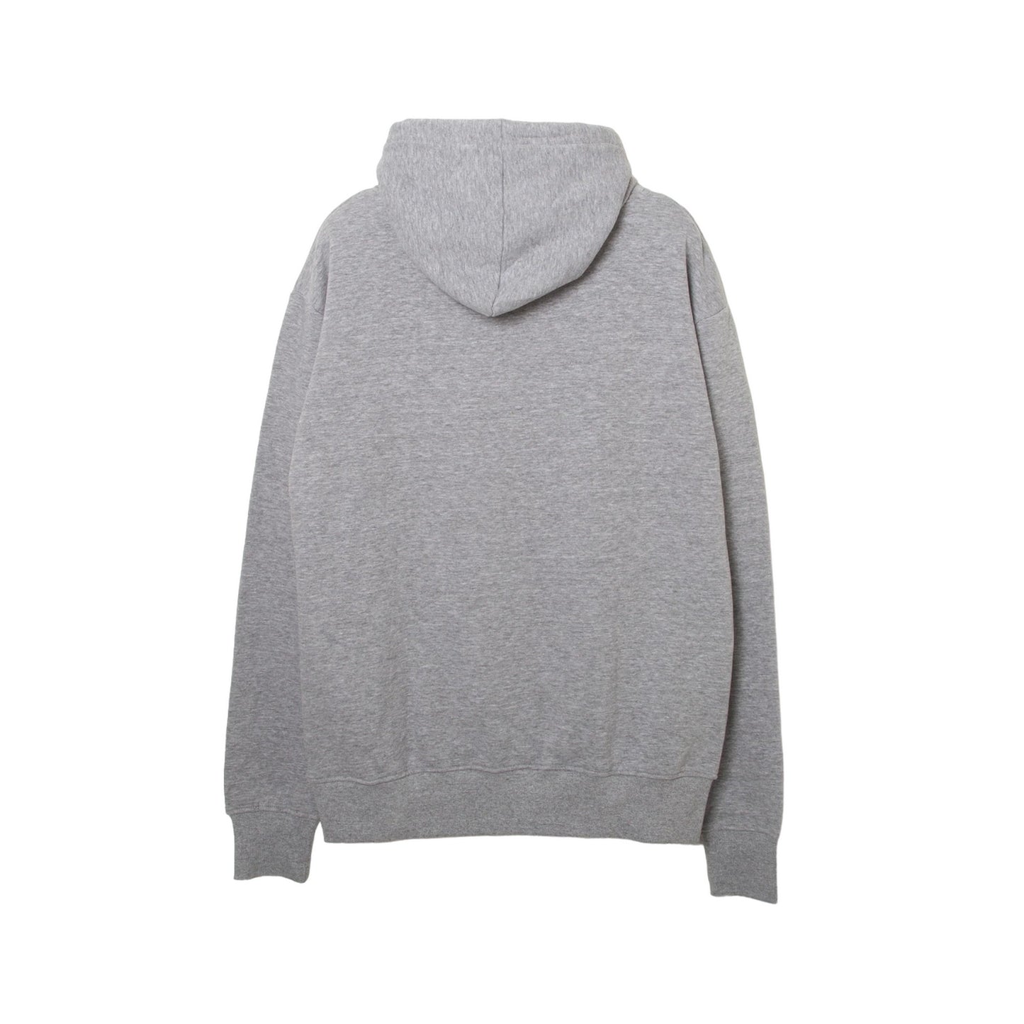Grey Marl - Back - Hype Unisex Adult Plain Hoodie