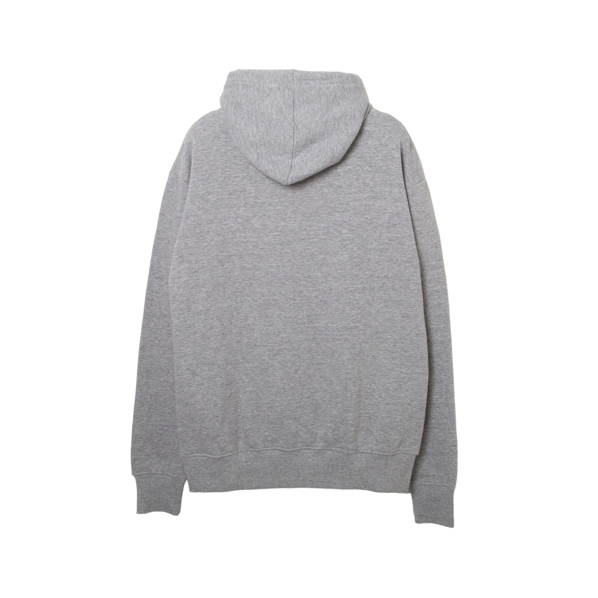 Grey Marl - Back - Hype Unisex Adult Plain Hoodie