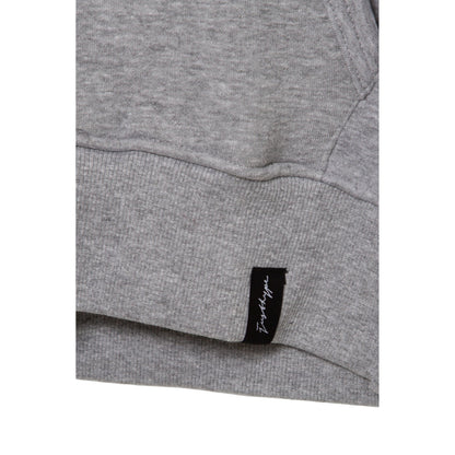 Grey Marl - Side - Hype Unisex Adult Plain Hoodie