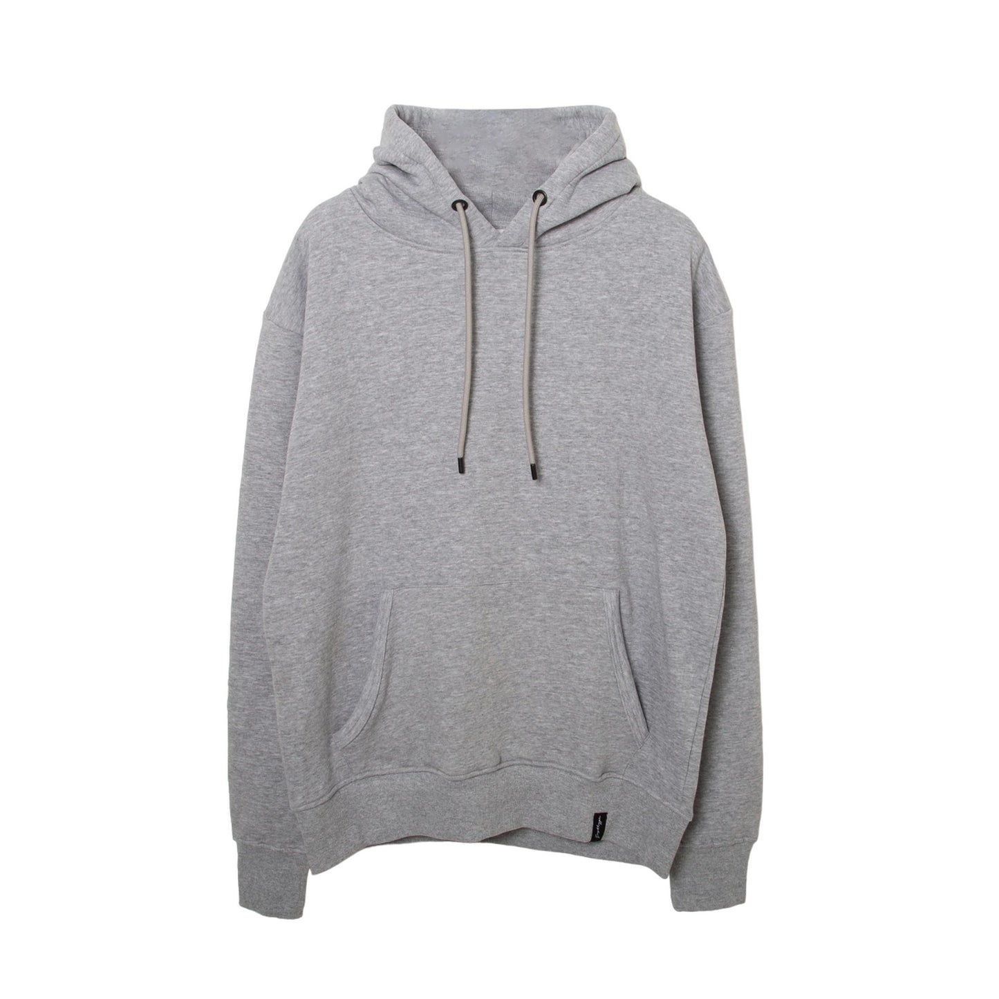 Grey Marl - Front - Hype Unisex Adult Plain Hoodie
