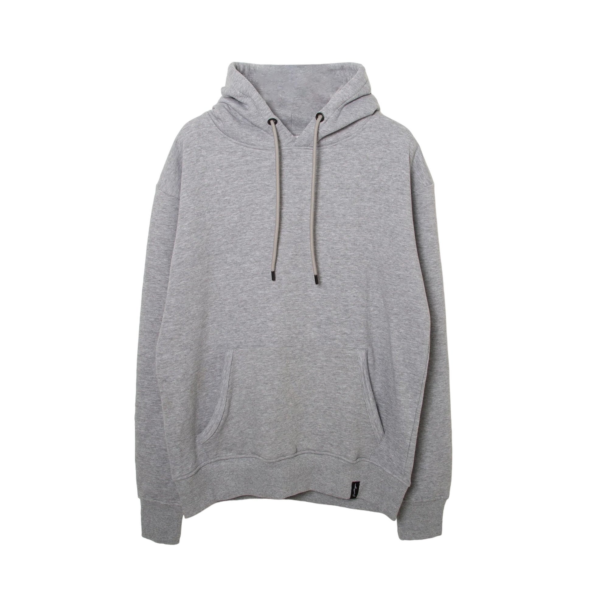 Grey Marl - Front - Hype Unisex Adult Plain Hoodie