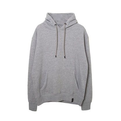 Grey Marl - Front - Hype Unisex Adult Plain Hoodie
