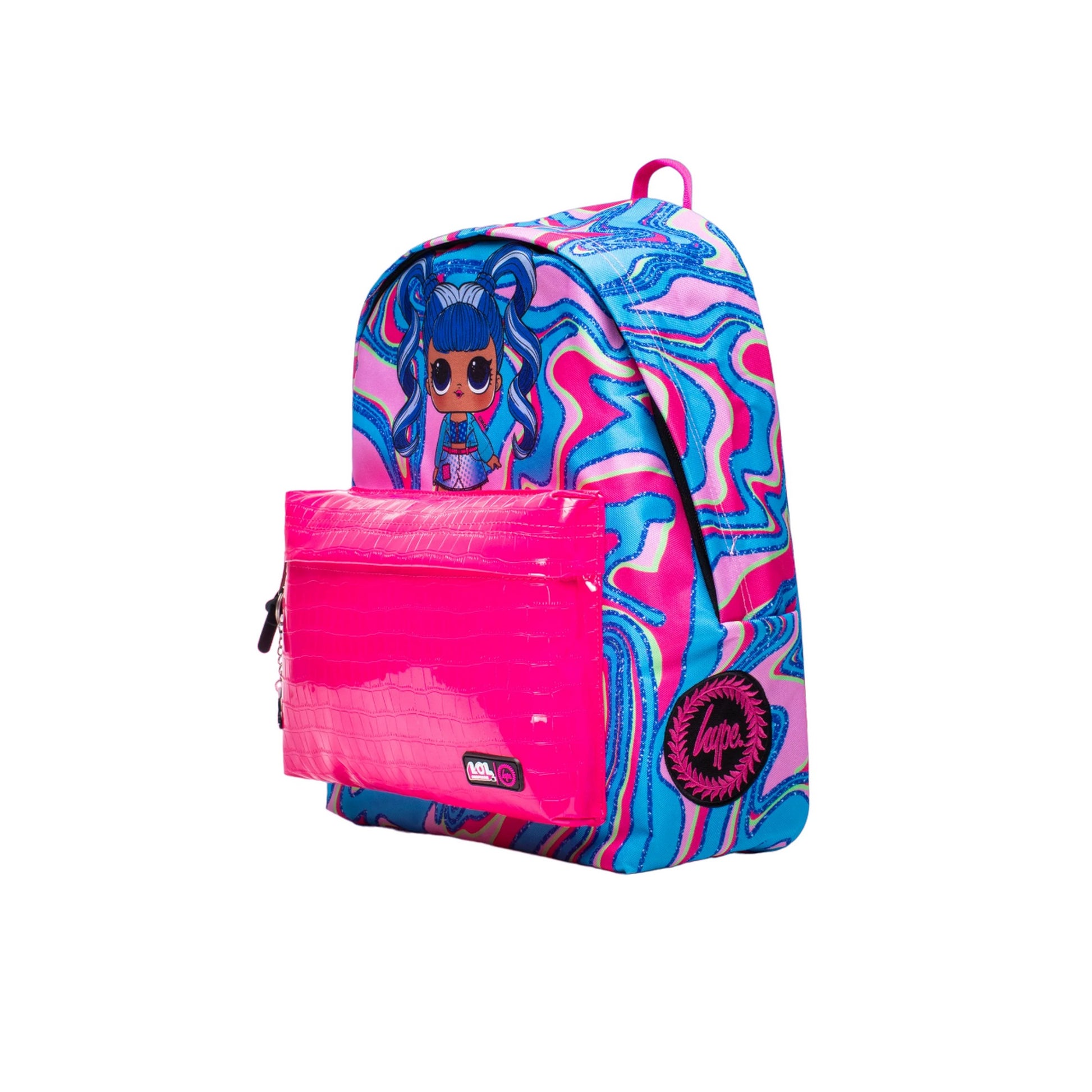 Blue-Pink - Side - Hype Sweet Tooth LOL Surprise Backpack