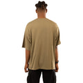 Khaki Brown - Back - Hype Mens Scribble Oversized T-Shirt