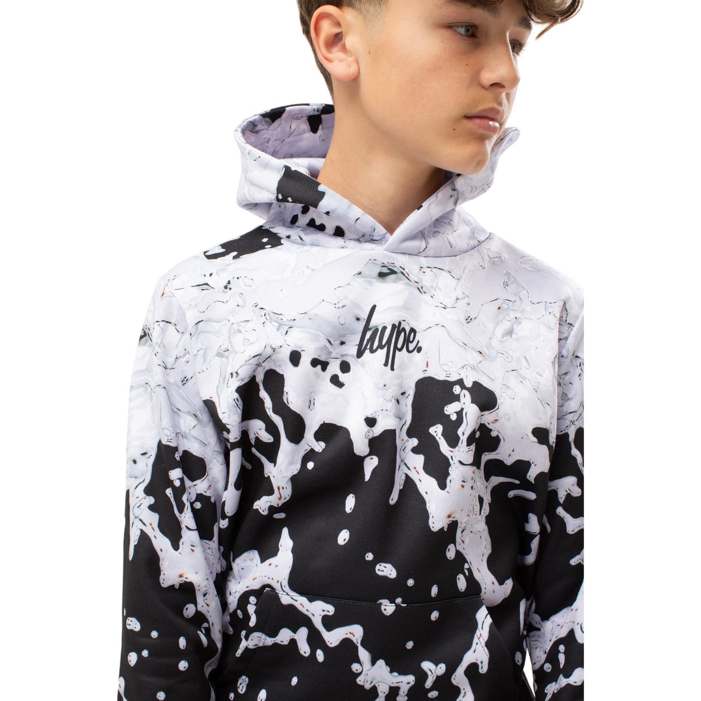 Monochrome - Side - Hype Boys Splat Hoodie