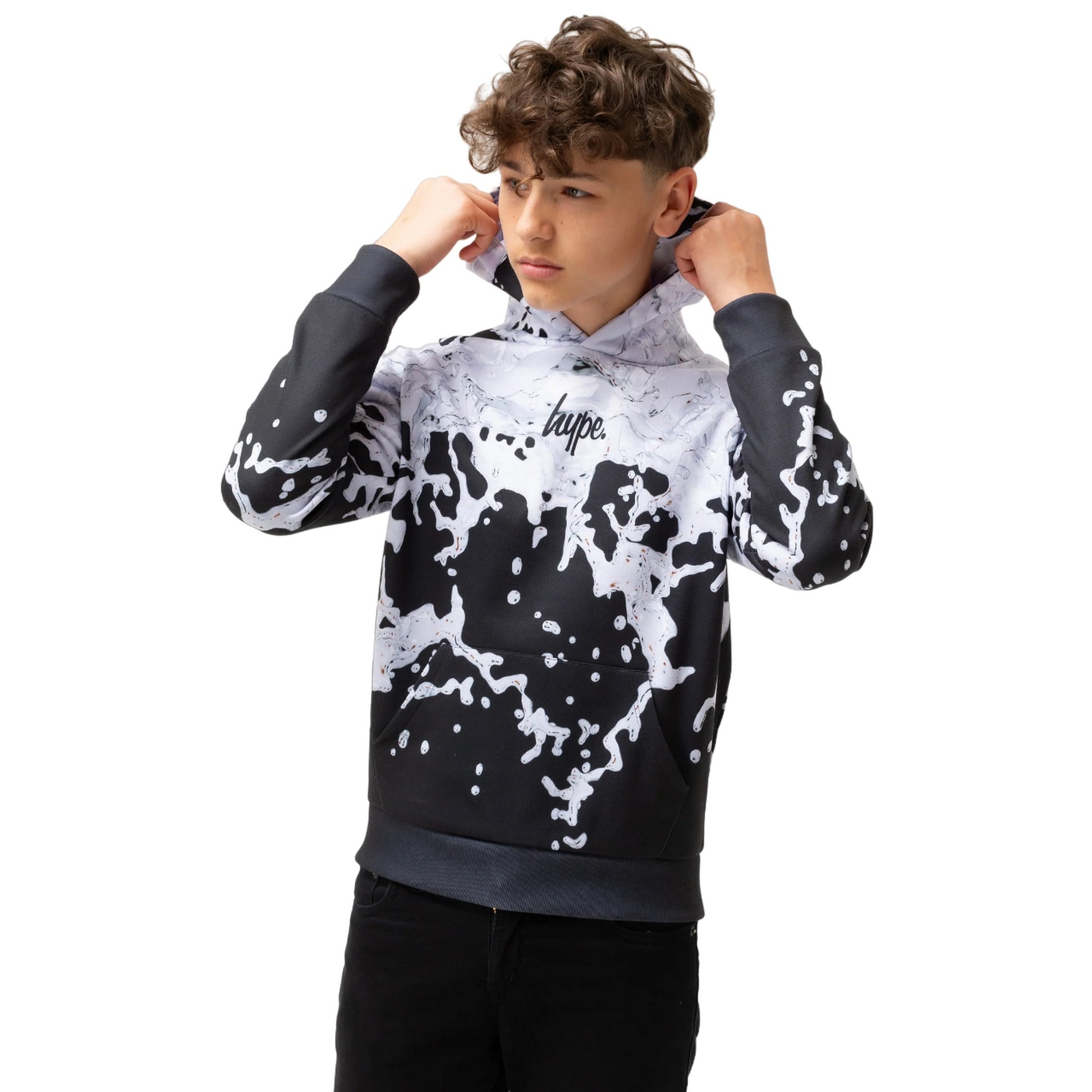 Monochrome - Lifestyle - Hype Boys Splat Hoodie