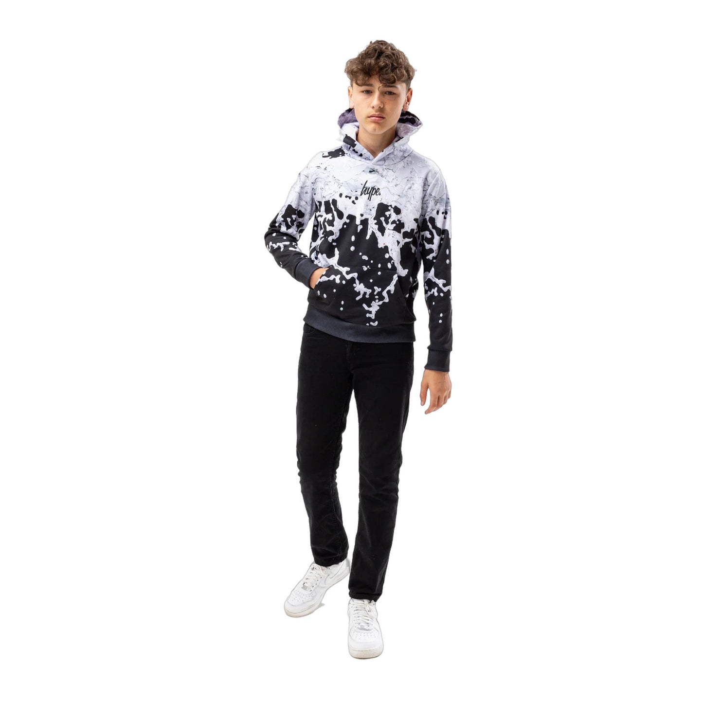 Monochrome - Pack Shot - Hype Boys Splat Hoodie