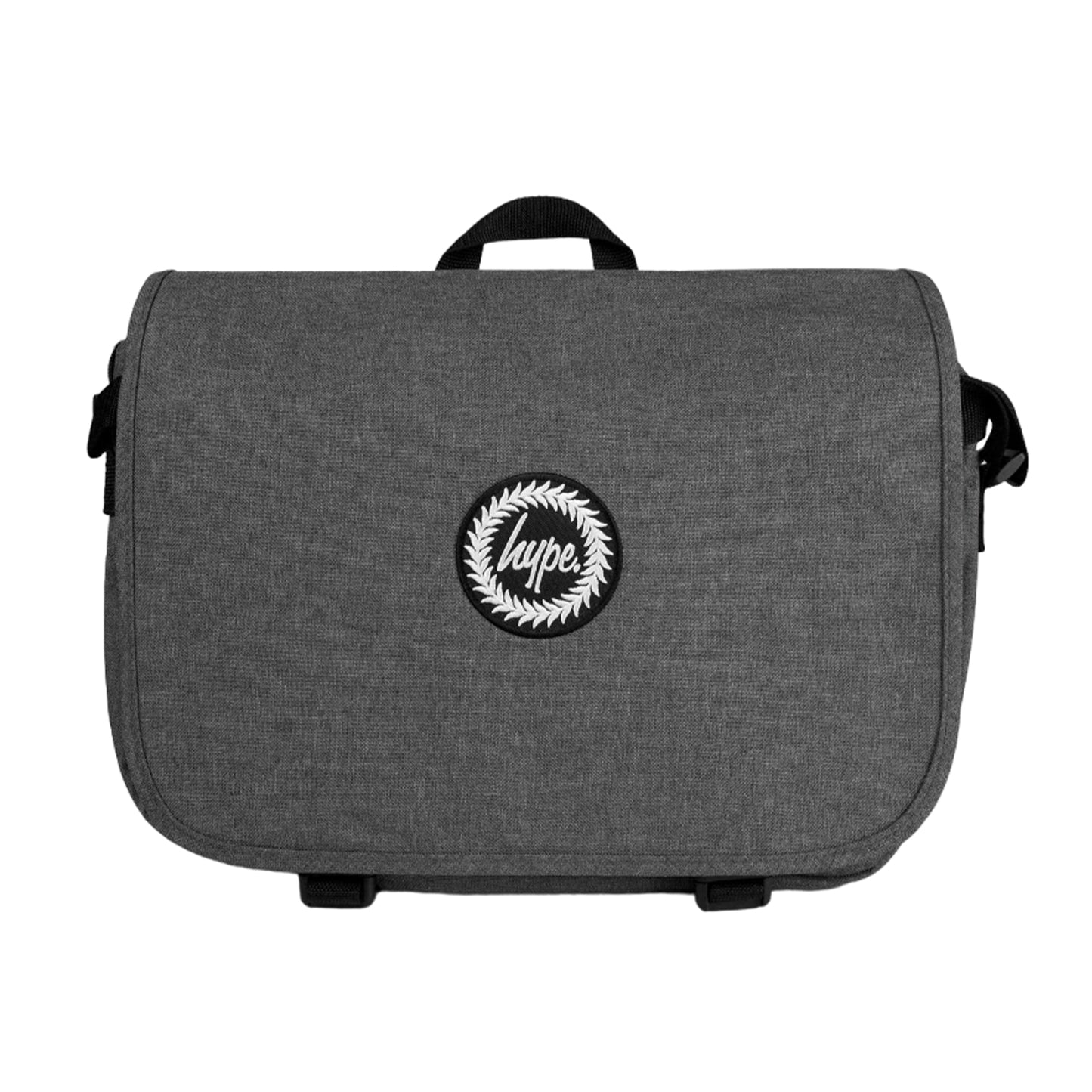 Charcoal - Front - Hype Logo Messenger Bag