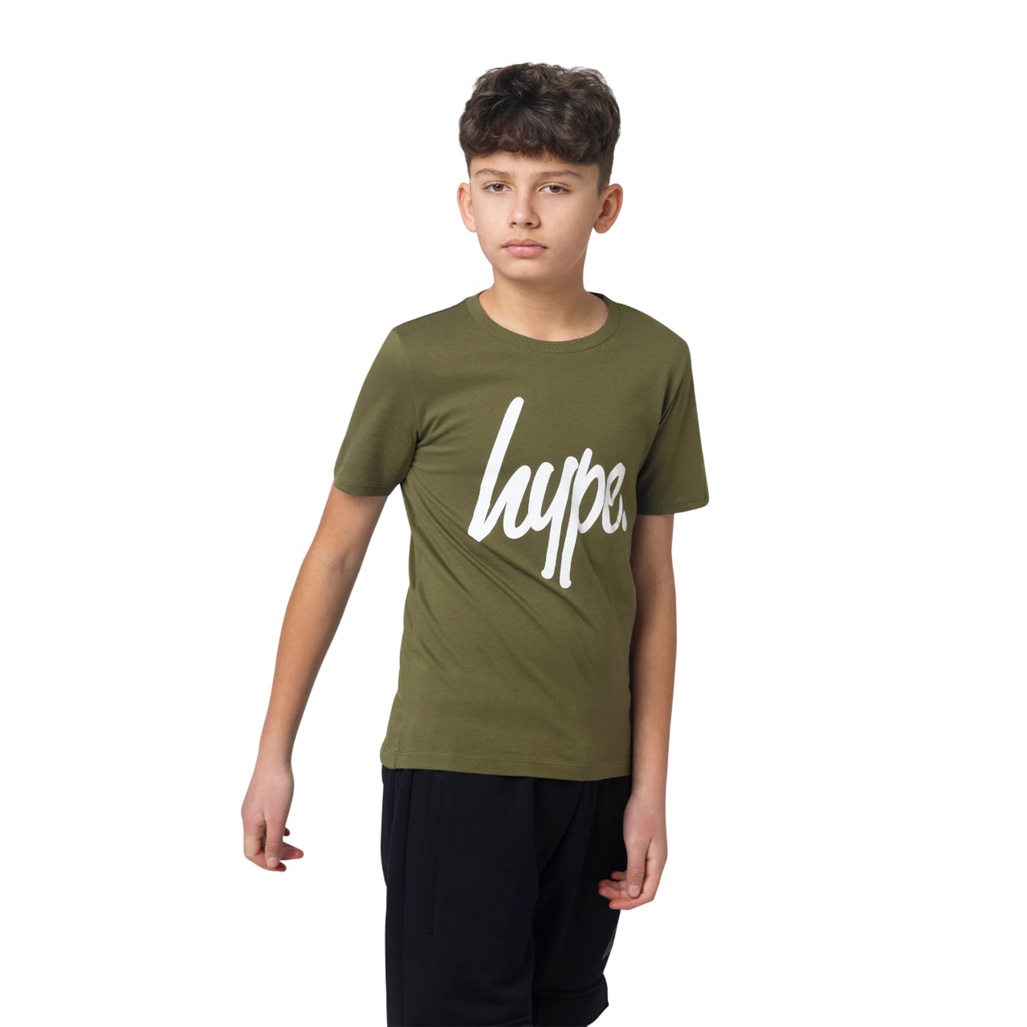 Khaki Green-Black - Lifestyle - Hype Boys Camo T-Shirt (Pack of 2)