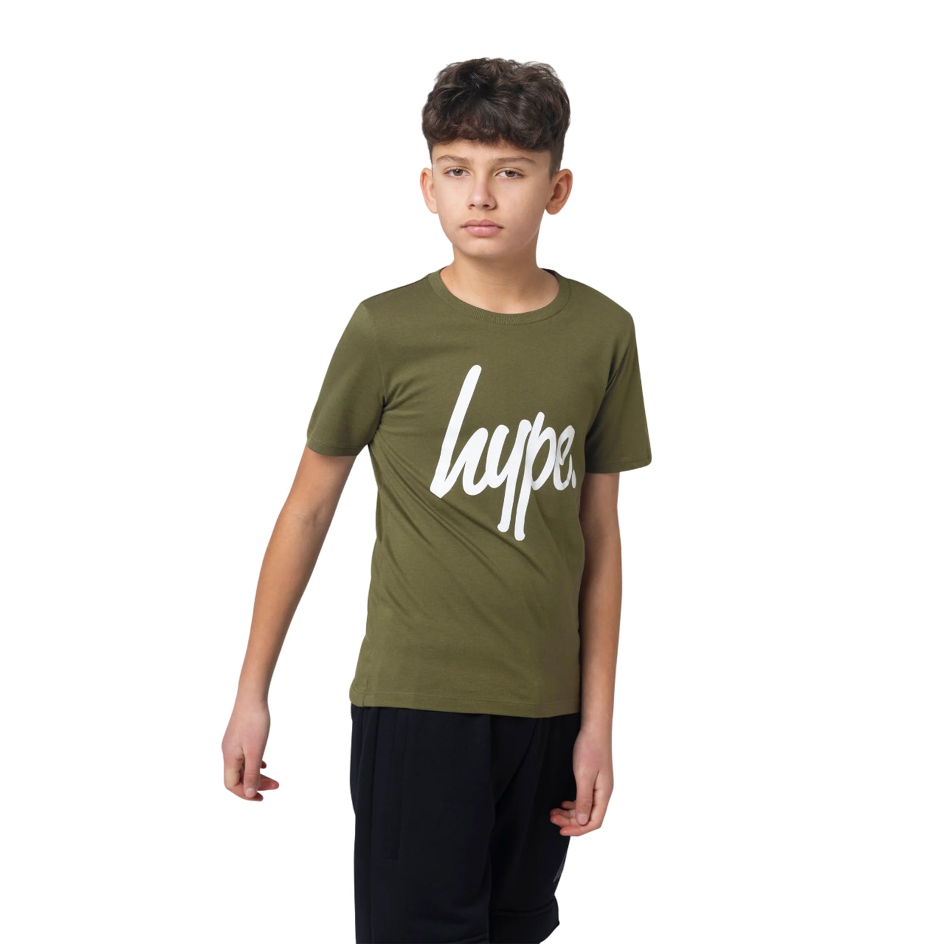 Khaki Green-Black - Lifestyle - Hype Boys Camo T-Shirt (Pack of 2)