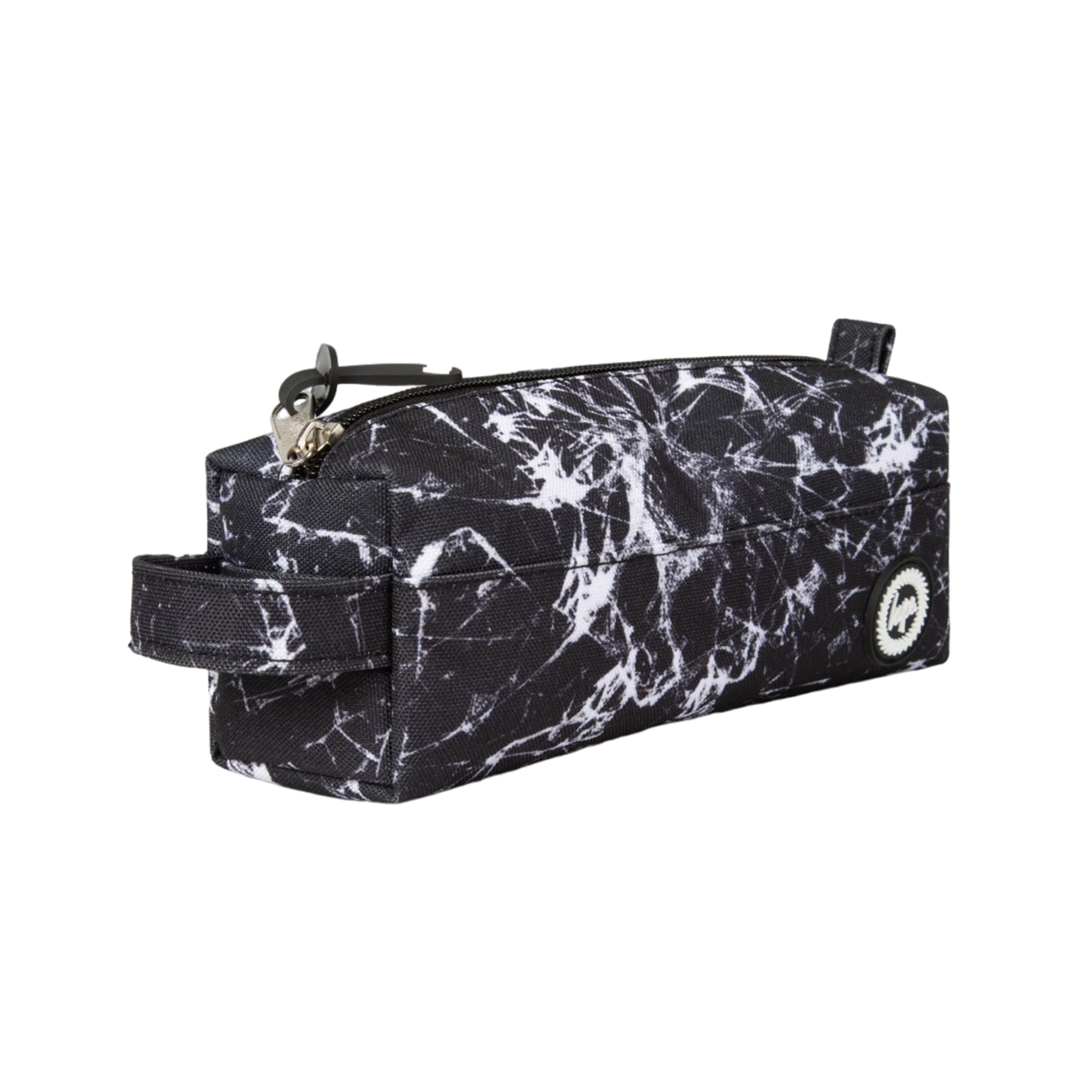 Black-White - Side - Hype Cracked Effect Pencil Case