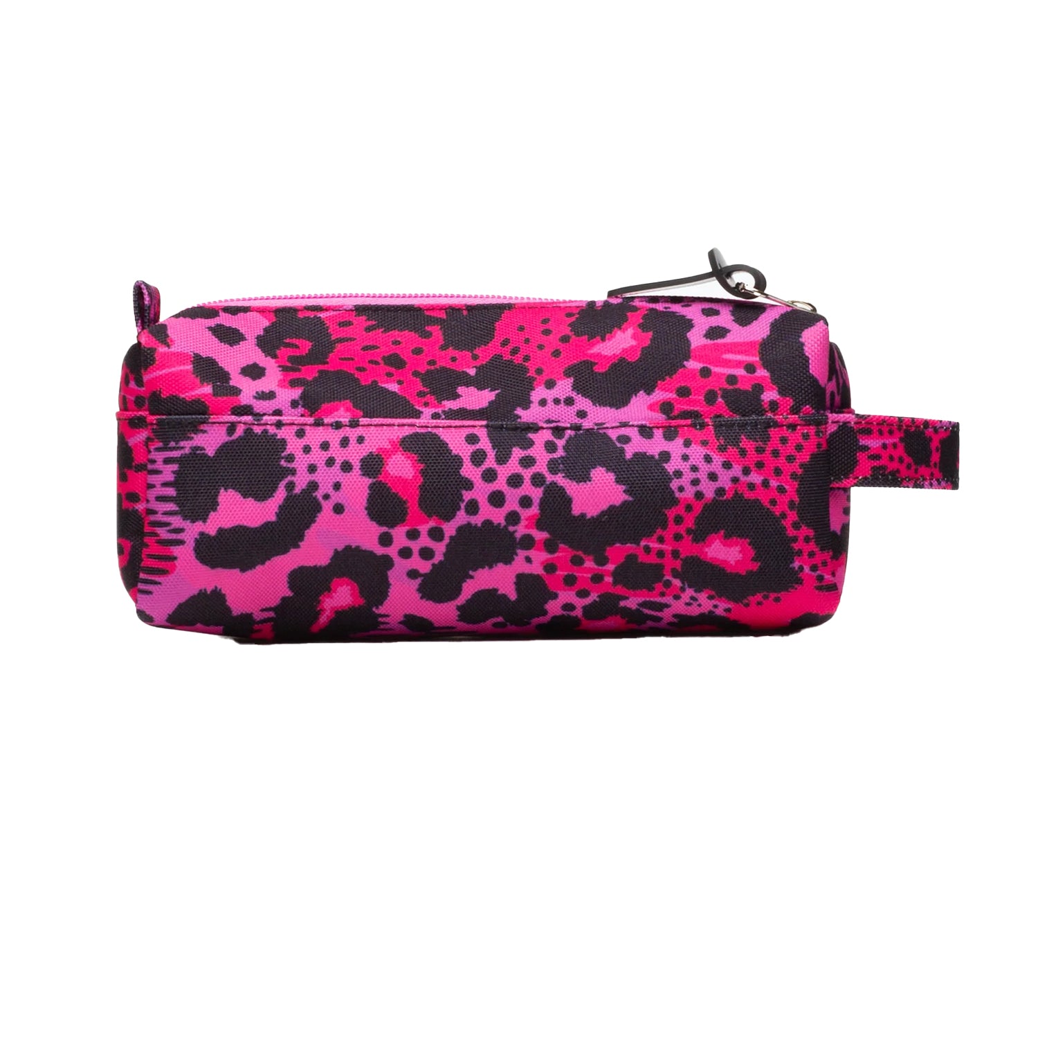 Pink-Black - Back - Hype Leopard Print Pencil Case