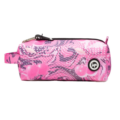 Pink - Front - Hype Cherry Warp Pencil Case