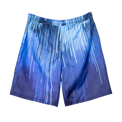 Blue - Back - Hype Boys Drips Swim Shorts
