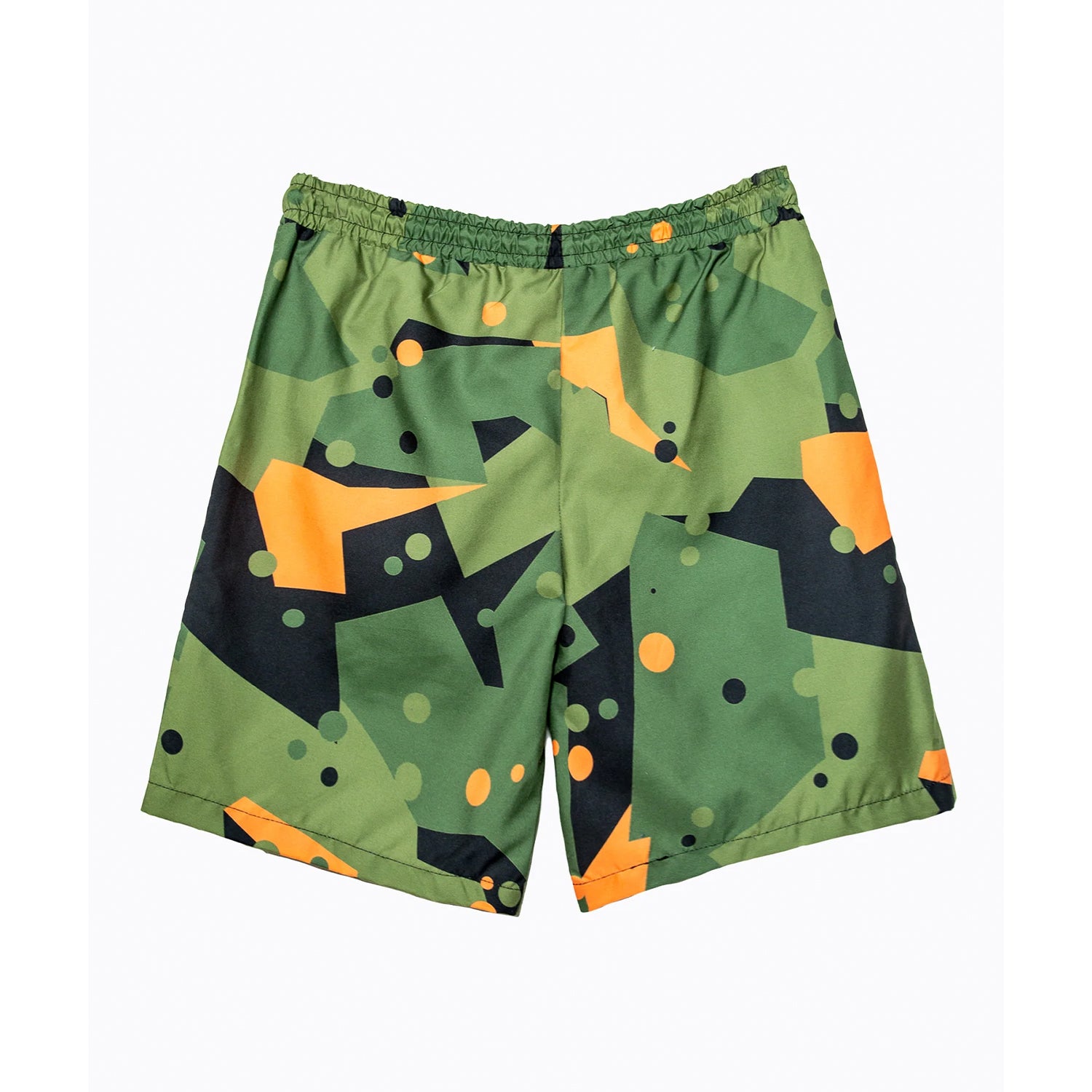 Multicoloured - Back - Hype Boys Geo Camo Swim Shorts