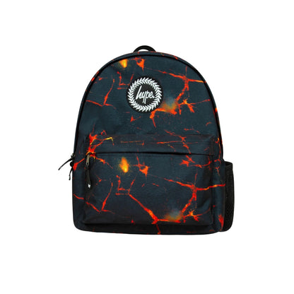 Black-Red - Front - Hype Lava Backpack
