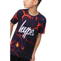 Black-Red-White - Side - Hype Boys Lava T-Shirt