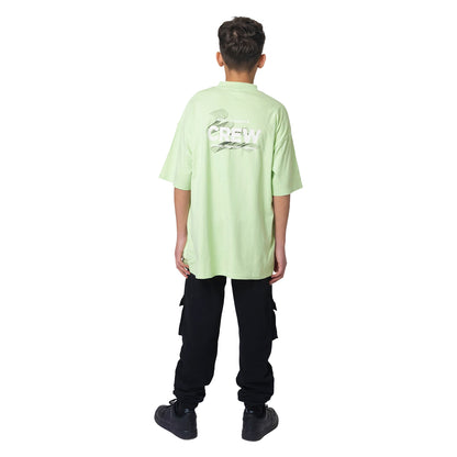 Green - Back - Hype Boys Crew T-Shirt