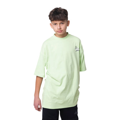 Green - Front - Hype Boys Crew T-Shirt