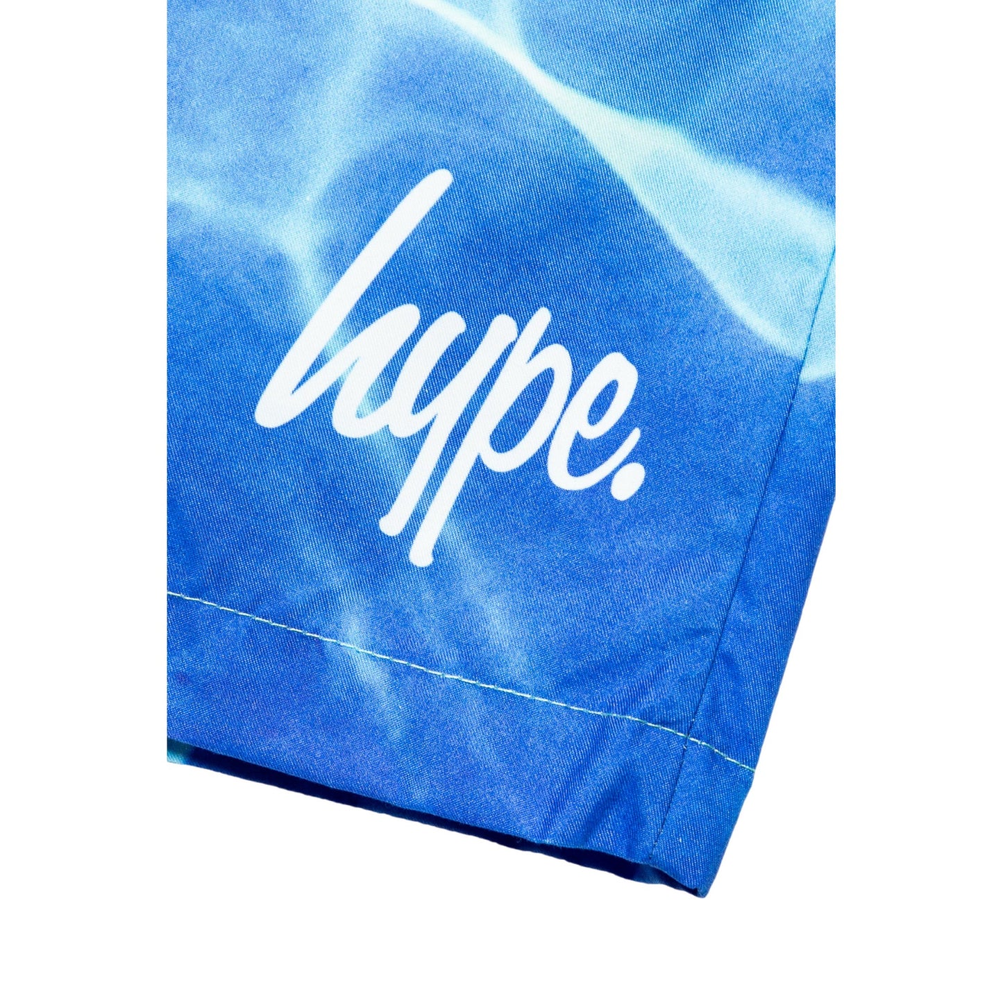 Blue-Green-White - Side - Hype Boys Pool Fade Swim Shorts