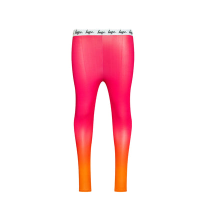 Pink - Back - Hype Girls Tropical Fade Leggings